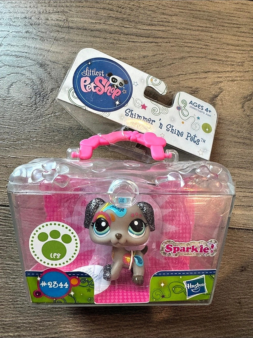 Littlest Pet Shop Shimmer 'n Shine Pets #2344 Pink Shimmer 'n Shine Pet NWT